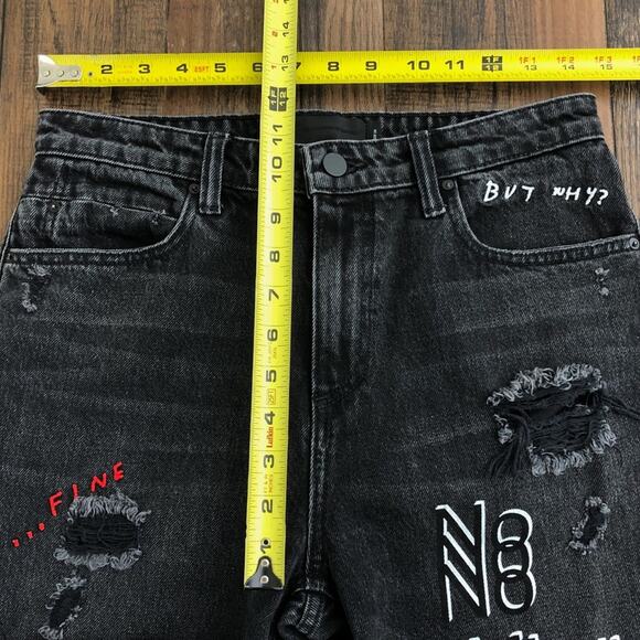 Denim X Alexander Wang Cult Straight Leg Jean No After Party Size 28 Made in USA - Picture 12 of 16